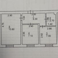 Продам 2кім квартиру в с.Садове, Броварський район
